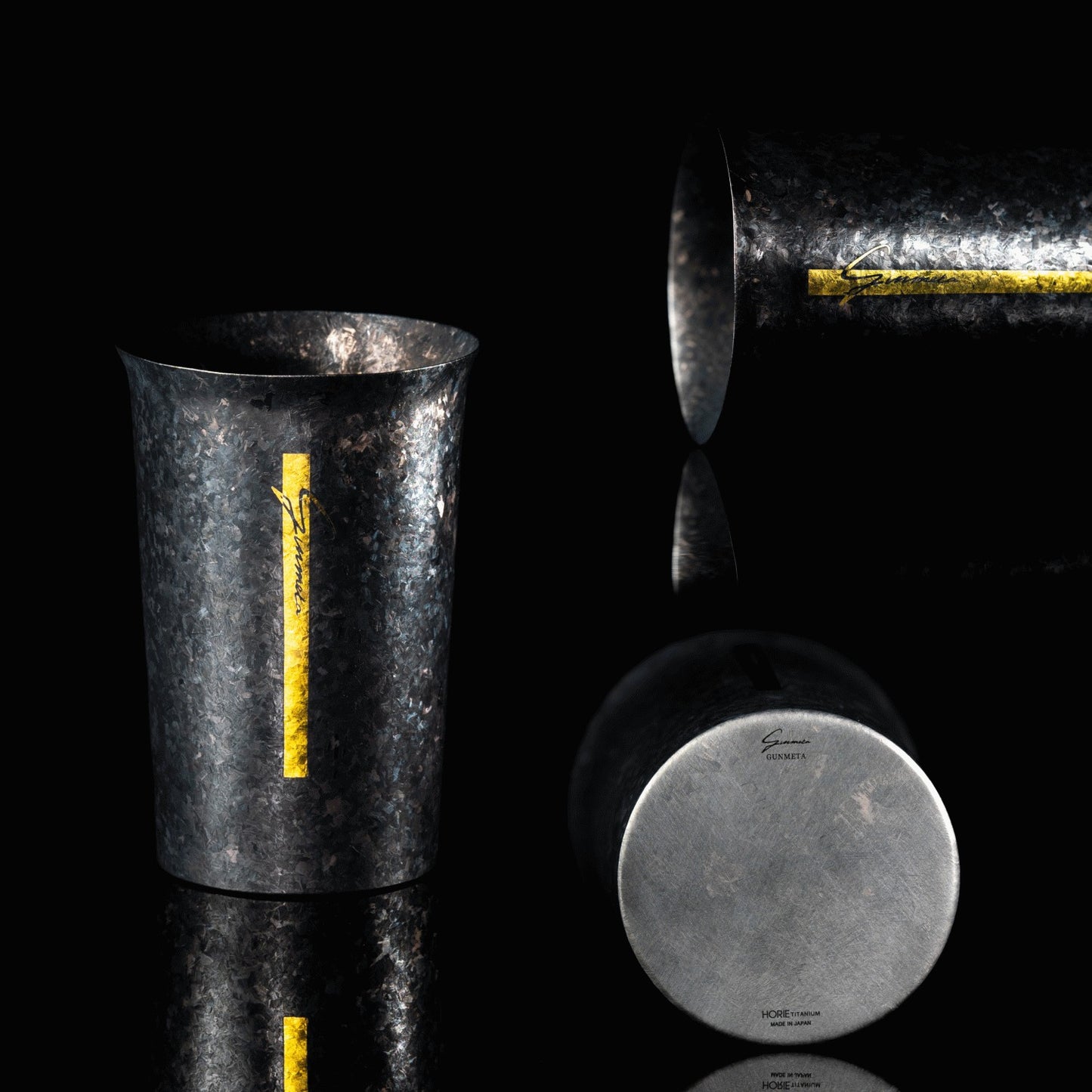 HORIE - [Exclusive] GUNMETA Light - Pure Titanium Double Wall Tumbler