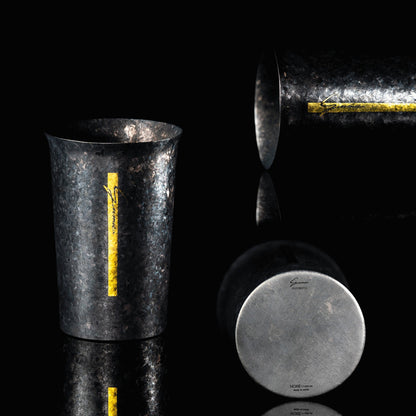HORIE - [Exclusive] GUNMETA Light - Pure Titanium Double Wall Tumbler