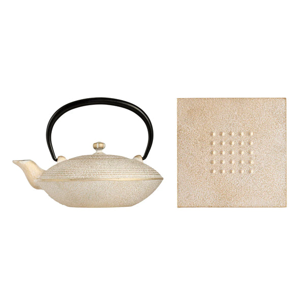 OIGEN - Yoi Cast Iron Teapot Set (0.4L) with Trivet – Made in Japan