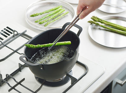 Yoshikawa - Unique Iron Deep Frying Pan
