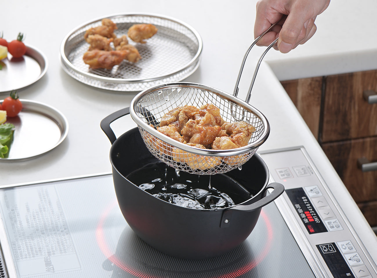 Yoshikawa - Stainless Steel Fryer Strainer