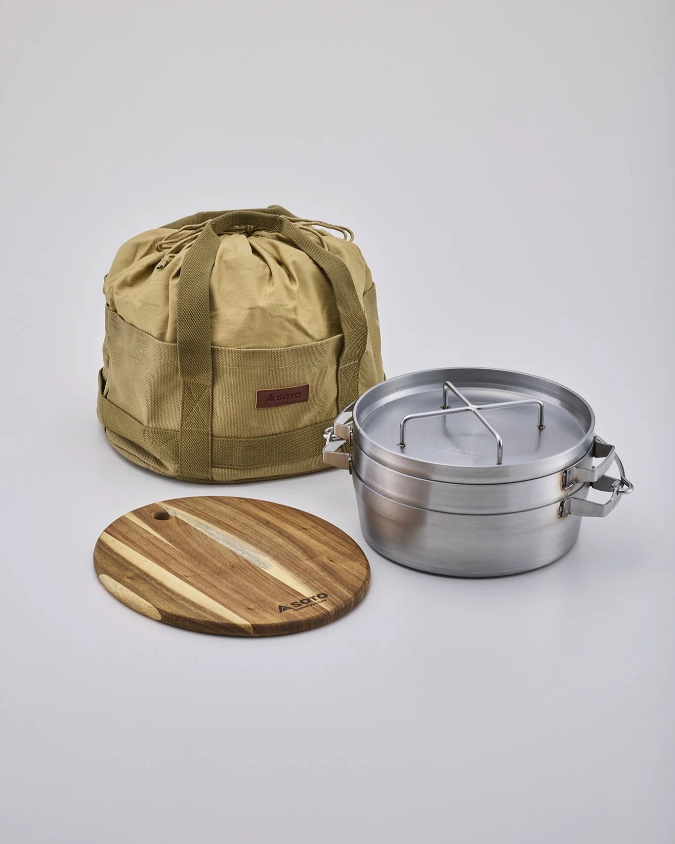 Soto - Stainless Dutch Oven 10Inch Half Limited Edition – Special Free Bag Set