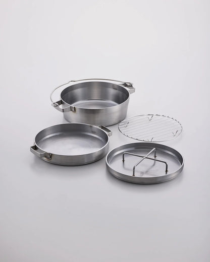 Soto - Stainless Dutch Oven 10Inch Half Limited Edition – Special Free Bag Set