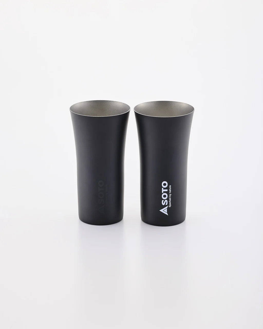 Soto - Stainless Beer Tumbler Black 400ml – Gift Set of 2