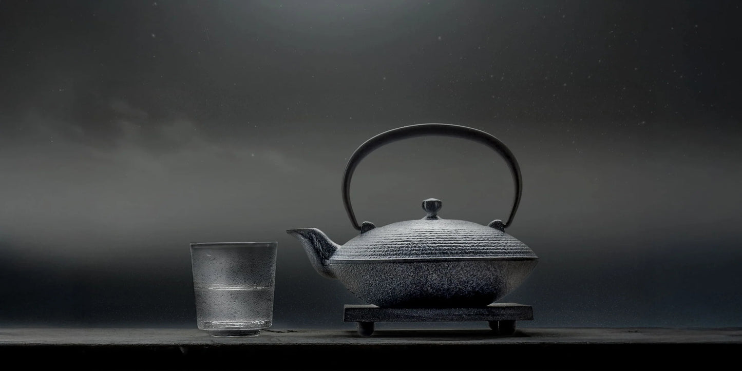 OIGEN - Sayo Cast Iron Teapot Set (0.4L) with Trivet – Made in Japan