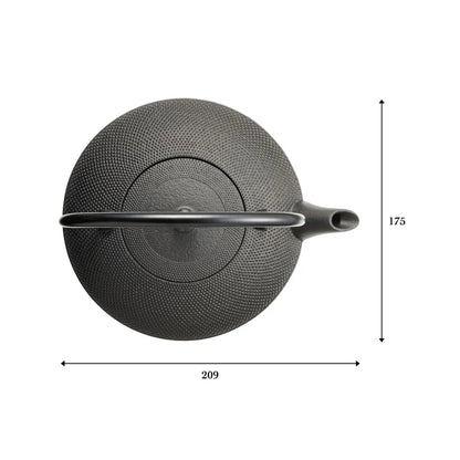 Oigen - Iron Kettle Hiragata Tsubu Arare 0.9L
