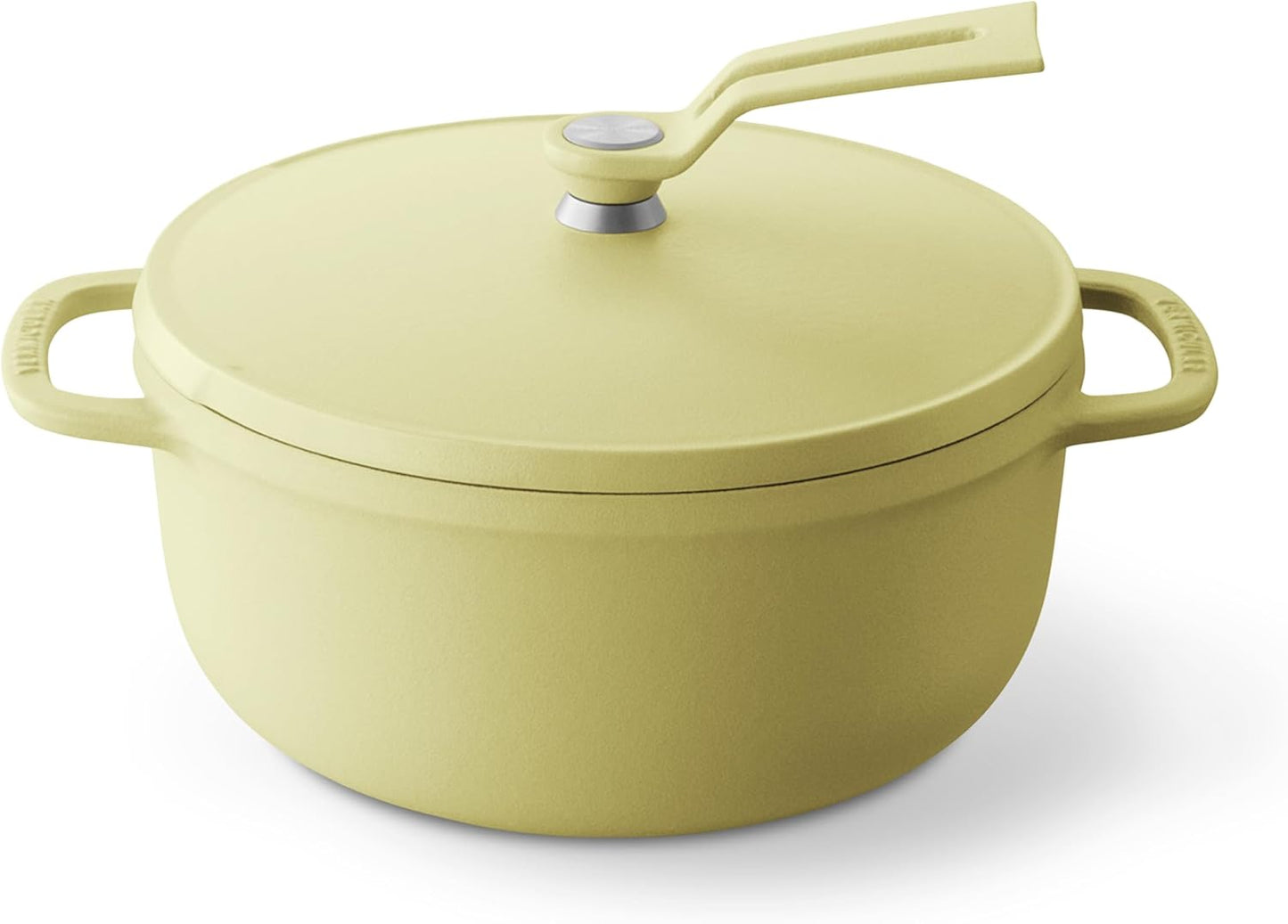 Vermicular - Cast Iron Enamel Pot, 8.7 inches (22 cm), Matte Cloud Pink, Waterless Cooking, Waterless Bake, Includes Exclusive Recipe Book, Oven Pot 2
